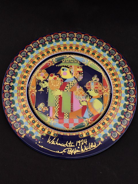 Bjørn Wiinblad Christmas plate 1974