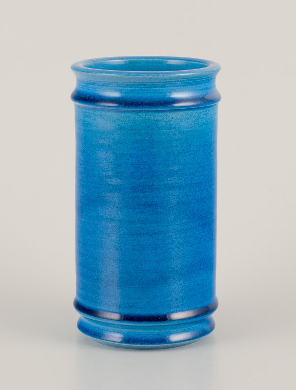 Nils Kähler for Kähler. 
Cylindrical ceramic vase.