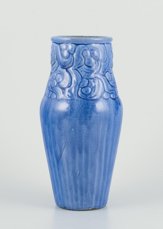 Svend Hammershøi for Kähler. 
Early and rare decorative ceramic vase.