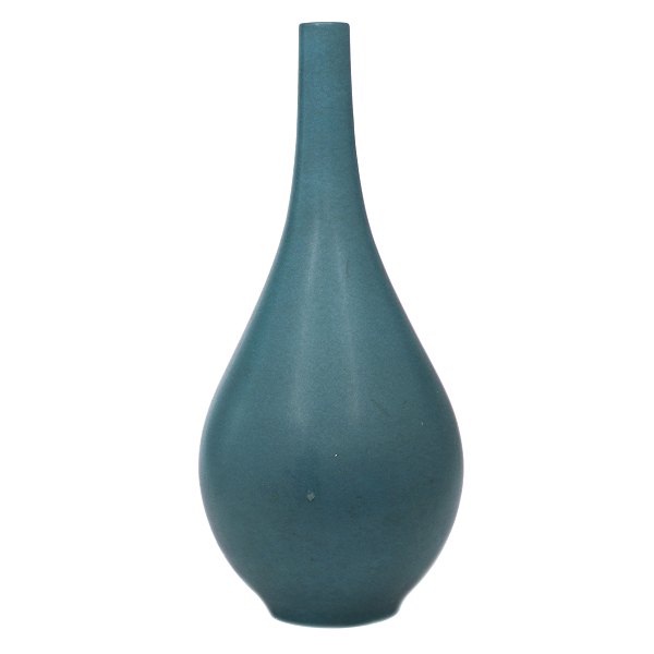 Large Knabstrup, Denmark, stoneware vase. H: 58cm