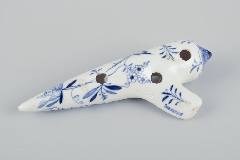 Stadt Meissen, Tyskland.
Løgmønstret ocarina porcelænsfløjte.