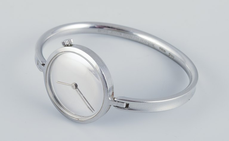 Vivianna Torun Bülow-Hübe for Georg Jensen, armbåndsur af stål.