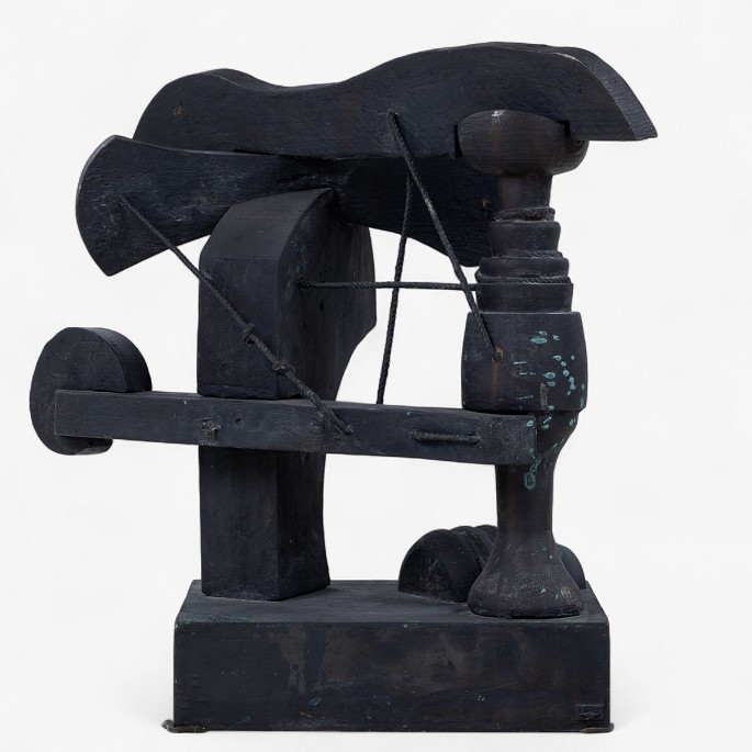 Robert Jacobsen
Sculpture in cast black bronze. Signed 