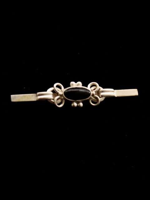 830 sølv stav broche