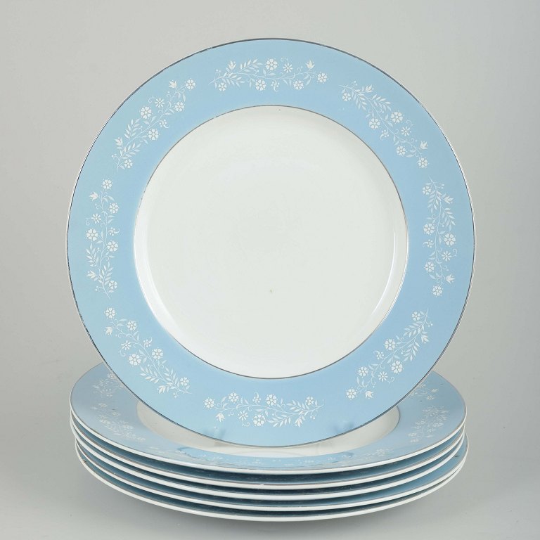 Grindley, “Mille Fleurs”
6 large dinner plates.