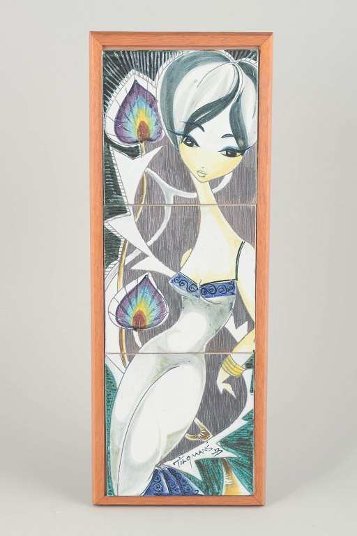 Yngvor Blomström for TilgmansVægplakette, 1950/60’erne.