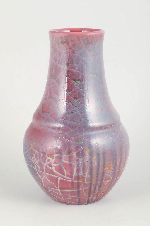 Karl Hansen Reistrup for Kähler, stor vase med lusterglasur.