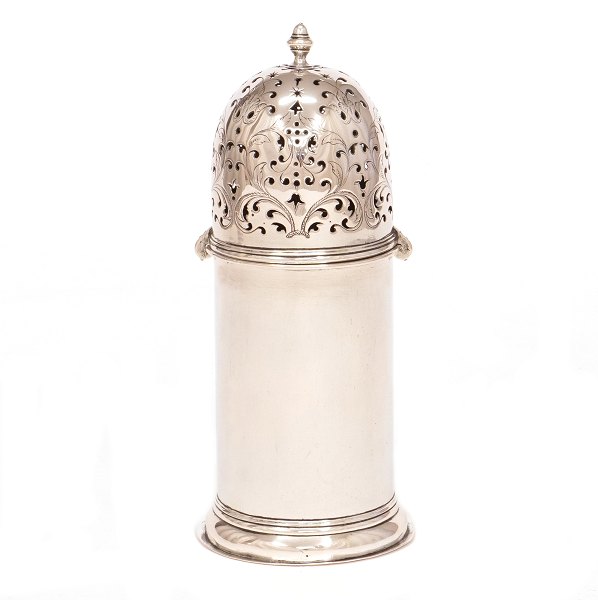 Danish sugar castor by Christian Frederik Nyested, Horsens, circa 1770. H: 17,5cm. W: 250gr