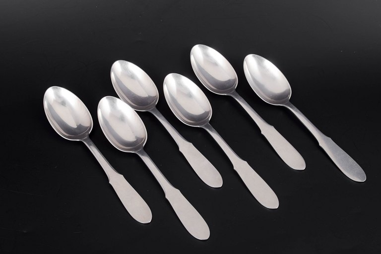Georg Jensen Mitra sæt af seks spiseskeer.