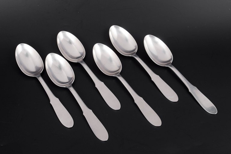 Georg Jensen Mitra sæt af seks spiseskeer.