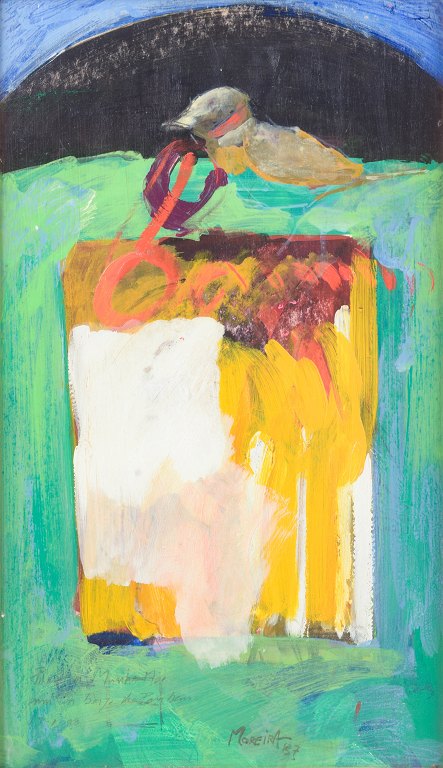 João Moreira, oliemaleri på plade, portugisisk billedkunstner.