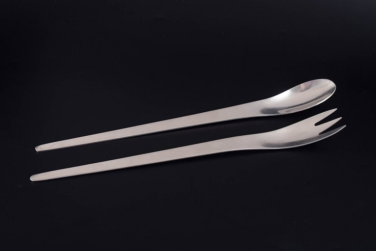 Arne Jacobsen for Georg Jensen, salatsæt.